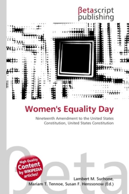 Women's Equality Day (en Inglés) portada Women's Equality Day (en Inglés)