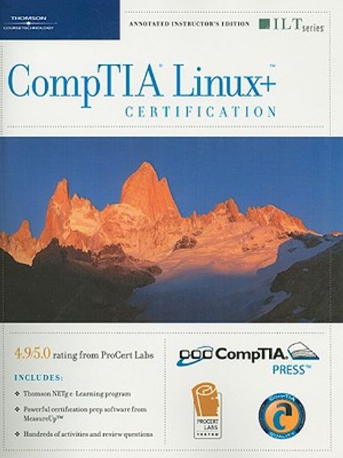 portada comptia linux+ certification 2004 objectives [with 3 cdroms]