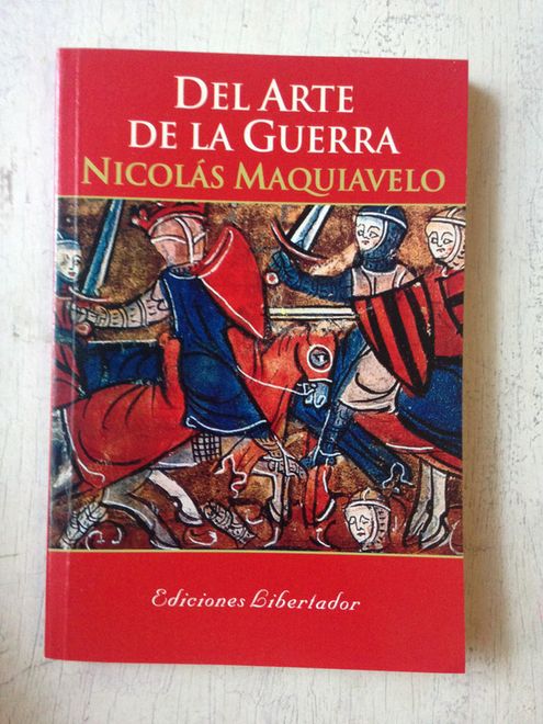 Del Arte de la Guerra Maquiavelo Nicolas Papel portada Del Arte de la Guerra Maquiavelo Nicolas Papel