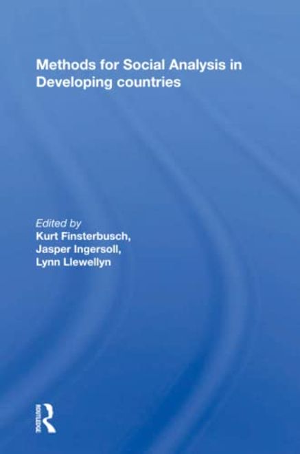 Methods for Social Analysis in Developing Countries portada Methods for Social Analysis in Developing Countries