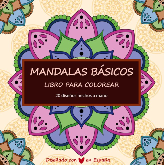 portada Mandalas básicos. Libro para colorear (in Spanish)