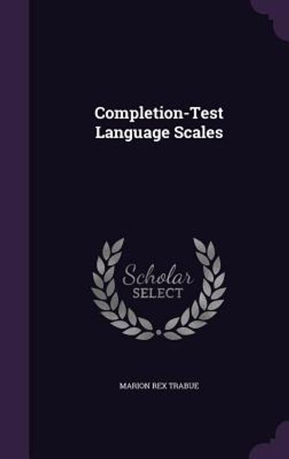 Completion-Test Language Scales portada Completion-Test Language Scales
