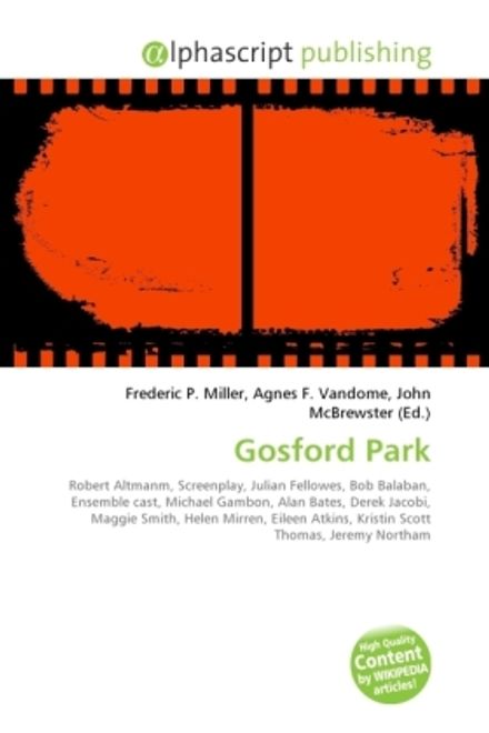 portada Gosford Park (en Inglés)