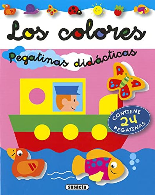 Los Colores Pegatinas Didácticas portada Los Colores Pegatinas Didácticas