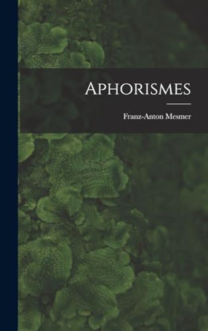 Aphorismes (en Francés) portada Aphorismes (en Francés)