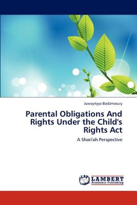 parental obligations and rights under the child's rights act (en Inglés) portada parental obligations and rights under the child's rights act (en Inglés)